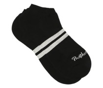 Sprint Striped Egyptian Cotton-blend Trainer Socks