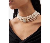 Pearl & 24kt Gold-plated Necklace