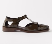 Pesca Patent-leather Sandals