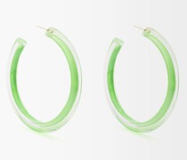 Jelly Medium 14kt Gold-plated Hoop Earrings