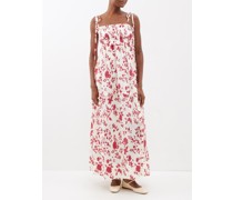 Irina Floral-print Linen-blend Maxi Dress