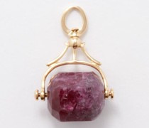 Malo Ruby & 9kt Gold Charm