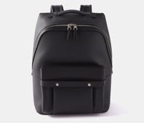 1893 Harness Grained-leather Backpack