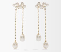 Wuthering Heights Pearl & 14kt Gold Earrings