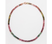 Tourmaline & 18kt Rose-gold Necklace