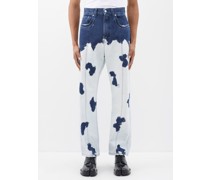 Renas Bleached Straight-leg Jeans