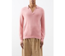 Mr Oxford Silk-blend Polo Top