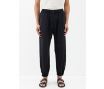 Manta Drawstring Cotton-gauze Trousers