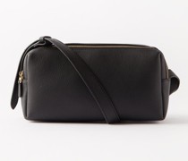 Trousse Double-zip Leather Shoulder Bag