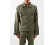 Pleated Nylon-ripstop Jacket