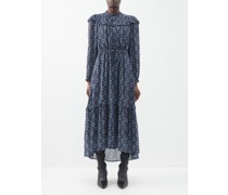 The Isla Floral-print Chiffon Dress