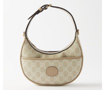 Gg Supreme Canvas And Leather Mini Shoulder Bag