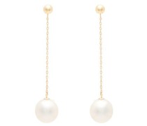Girl With A Pearl 14kt Gold Drop Earrings