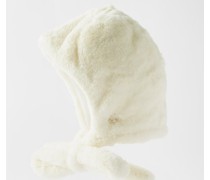 Monogram-embroidered Faux-fur Hat