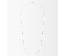 Diamond Dot 18kt White-gold Necklace