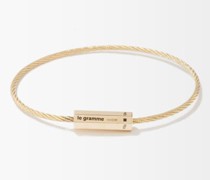10g Cable 18kt Gold Bracelet