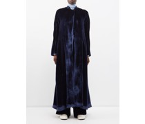 Sandaig Silk-velvet Maxi Coat