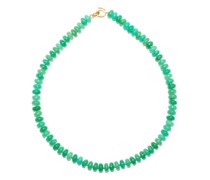 Gumball Chrysoprase & 18kt Gold Necklace