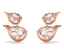 Ignite Morganite & 18kt Rose-gold Earrings