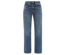 Push Organic-cotton Straight-leg Jeans