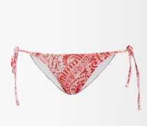 Lei Andonia-print Recycled-fibre Bikini Briefs
