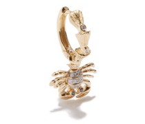 Scorpio Diamond & 9kt Gold Single Earring