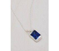 Rose Sapphire & Sterling-silver Necklace