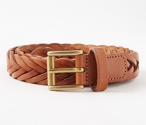 Woven Leather Belt