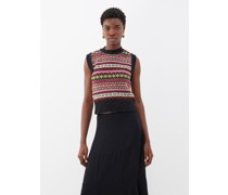 Jen Fairisle Wool Tank Top