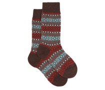 Fellcroft Fair Isle-patterned Socks