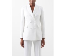 Double-breasted Tailored Wool Blazer