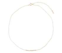 Pearl & 14kt Gold Beaded Necklace