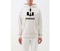 Miley Flocked-logo Cotton-blend Hoodie