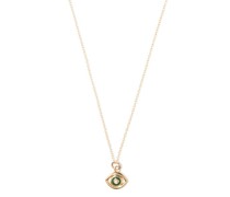 Evil Eye Diamond & 14kt Gold Necklace