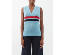 Cricket Eyeletted Wool-blend Sweater Vest