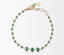 Envoy Emerald & 18kt Gold Bracelet