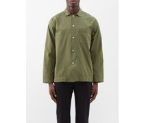 Patch-pocket Organic-cotton Pyjama Shirt