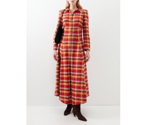 Alannah Plaid Cotton-flannel Maxi Dress
