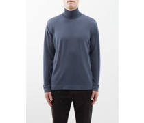 Roll-neck Wool Sweater