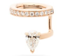 Serti Sur Vide Diamond & 18kt Rose Gold Ear Cuff