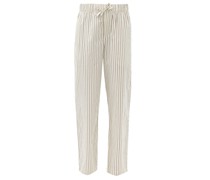 Striped Organic-cotton Pyjama Trousers