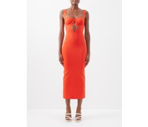 Kali Cutout Stretch-jersey Midi Dress