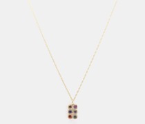 Flowers Grow Together Sapphire & 9kt Gold Necklace