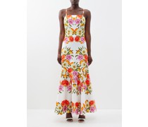 Jalisa Vila Floral-print Cotton Maxi Dress
