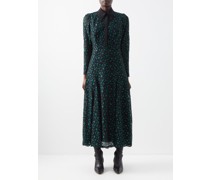 Hira Leopard-print Lace Maxi Dress