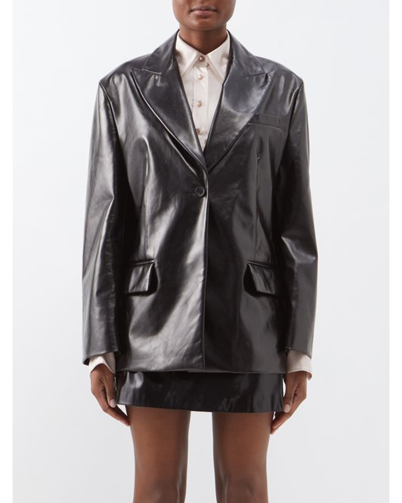 Acne Studios Damen Lepage Leather Jacket