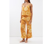 Sun-print Linen Pyjamas