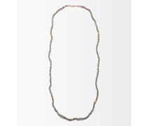 Mauli Bead & 18kt Gold Necklace