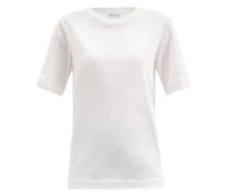 Crew-neck Cotton-blend T-shirt