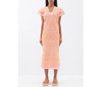 No.417 Embroidered Cotton Kaftan Dress